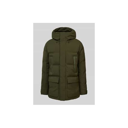 Kurtka pikowana z kapturem model ‘QUINLAN’ ze sklepu Peek&Cloppenburg  w kategorii Kurtki męskie - zdjęcie 177813121