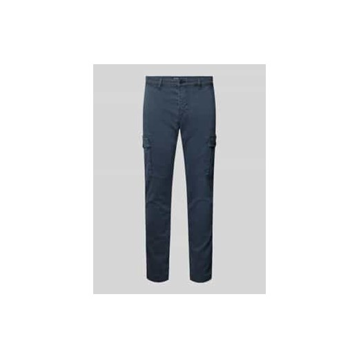 Spodnie cargo o kroju tapered fit ze szlufkami na pasek model ‘Driver’ ze sklepu Peek&Cloppenburg  w kategorii Spodnie męskie - zdjęcie 177813144