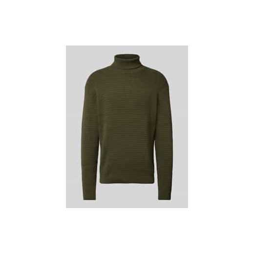 Sweter z dzianiny z golfem model ‘THEO’ ze sklepu Peek&Cloppenburg  w kategorii Swetry męskie - zdjęcie 177813251