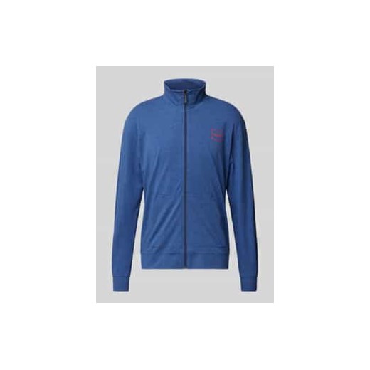 Bluza rozpinana z nadrukiem z logo model ‘Laze’ ze sklepu Peek&Cloppenburg  w kategorii Bluzy męskie - zdjęcie 177813334