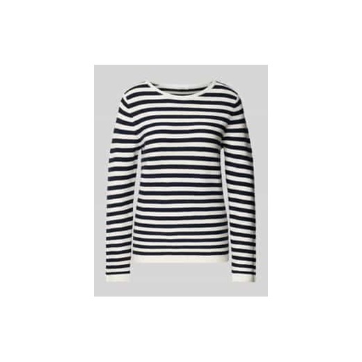 Sweter z dzianiny o kroju regular fit z czystej bawełny ze sklepu Peek&Cloppenburg  w kategorii Swetry damskie - zdjęcie 177813443