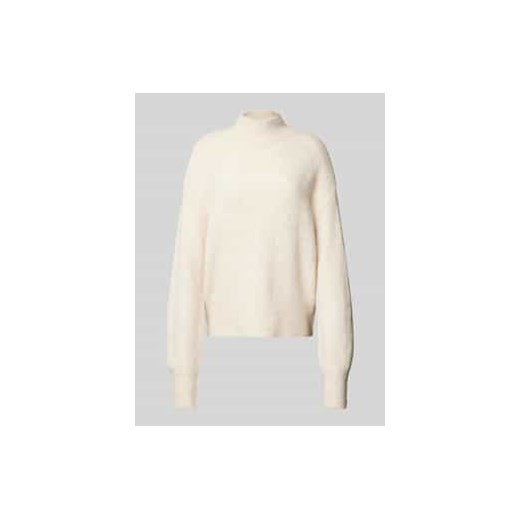 Sweter z dzianiny ze stójką model ‘ANNE’ ze sklepu Peek&Cloppenburg  w kategorii Swetry damskie - zdjęcie 177813522
