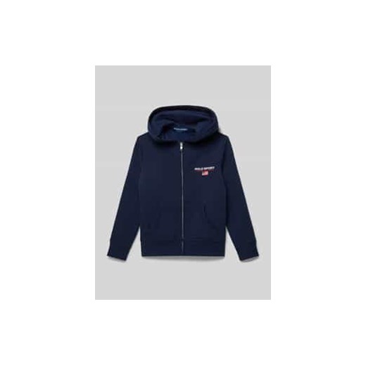 Bluza rozpinana z wyhaftowanym logo ze sklepu Peek&Cloppenburg  w kategorii Bluzy chłopięce - zdjęcie 177813584