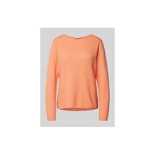 Sweter z dzianiny z prążkowanymi wykończeniami model ‘Dodo’ ze sklepu Peek&Cloppenburg  w kategorii Swetry damskie - zdjęcie 177813642
