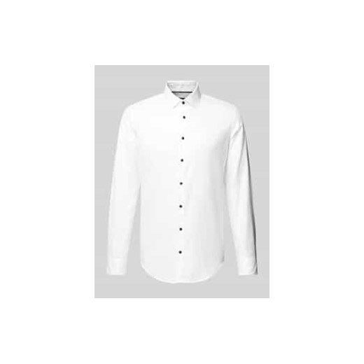 Koszula biznesowa o kroju regular fit z listwą guzikową ze sklepu Peek&Cloppenburg  w kategorii Koszule męskie - zdjęcie 177813830