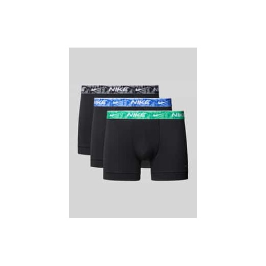 Obcisłe bokserki z elastycznym pasem z logo ze sklepu Peek&Cloppenburg  w kategorii Majtki męskie - zdjęcie 177813973