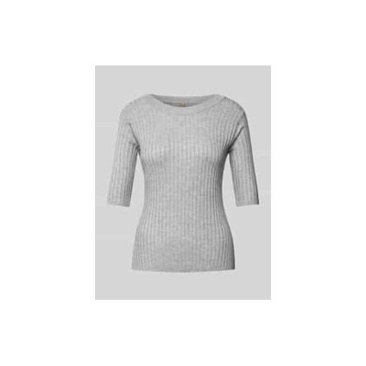 Sweter z dzianiny z rękawem o dł. 1/2 model ‘FETIMA’ ze sklepu Peek&Cloppenburg  w kategorii Bluzki damskie - zdjęcie 177814000