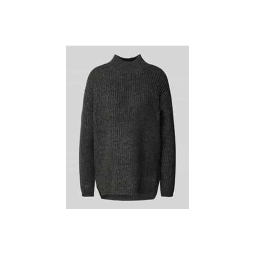 Sweter z dzianiny ze stójką i dodatkiem wełny ze sklepu Peek&Cloppenburg  w kategorii Swetry damskie - zdjęcie 177814234