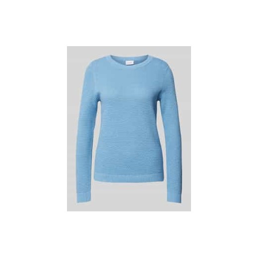 Sweter z dzianiny z okrągłym dekoltem model ‘Vidalo’ ze sklepu Peek&Cloppenburg  w kategorii Swetry damskie - zdjęcie 177814301