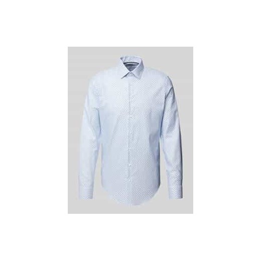 Koszula biznesowa o kroju slim fit z listwą guzikową ze sklepu Peek&Cloppenburg  w kategorii Koszule męskie - zdjęcie 177814400