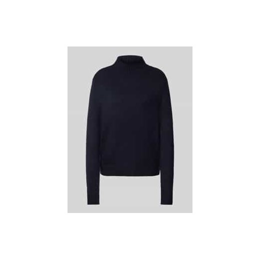 Sweter z dzianiny z prążkowanymi wykończeniami ze sklepu Peek&Cloppenburg  w kategorii Swetry damskie - zdjęcie 177814401