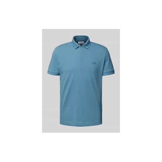 Koszulka polo z wiskozy z naszywką z logo model ‘PIQUE’ ze sklepu Peek&Cloppenburg  w kategorii T-shirty męskie - zdjęcie 177814553