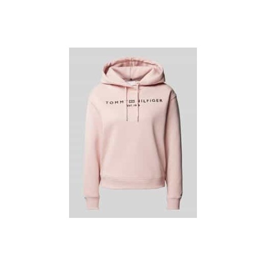 Bluza z kapturem z wyhaftowanym logo ze sklepu Peek&Cloppenburg  w kategorii Bluzy damskie - zdjęcie 177814593