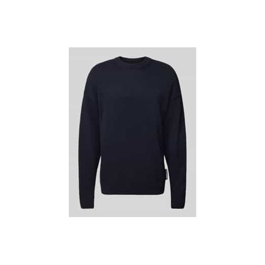 Sweter z dzianiny z okrągłym dekoltem model ‘JOVAAN’ ze sklepu Peek&Cloppenburg  w kategorii Swetry męskie - zdjęcie 177814740