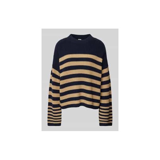 Sweter z dzianiny z okrągłym dekoltem model ‘YASRIGA’ ze sklepu Peek&Cloppenburg  w kategorii Swetry damskie - zdjęcie 177814944