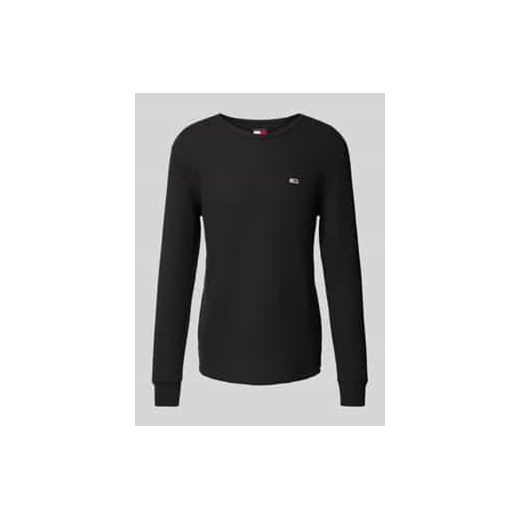 Bluzka o kroju slim fit z długim rękawem i wyhaftowanym logo ze sklepu Peek&Cloppenburg  w kategorii T-shirty męskie - zdjęcie 177815174