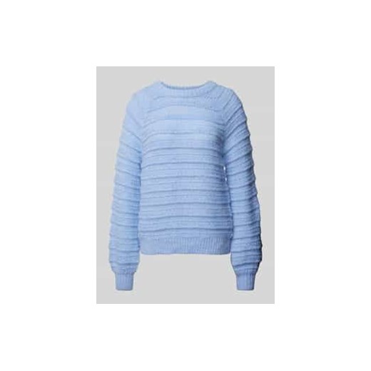 Sweter z dzianiny o kroju regular fit z fakturowanym wzorem model ‘JAYDA’ ze sklepu Peek&Cloppenburg  w kategorii Swetry damskie - zdjęcie 177815541