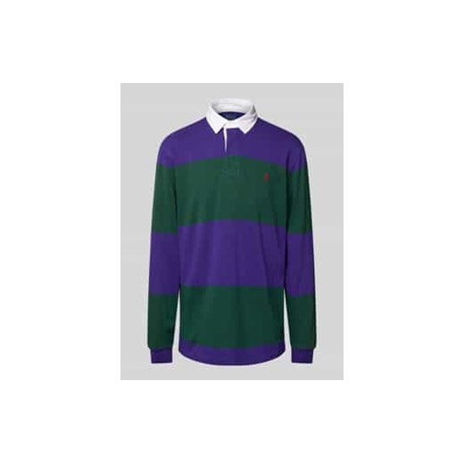 Koszulka polo z wyhaftowanym logo ze sklepu Peek&Cloppenburg  w kategorii T-shirty męskie - zdjęcie 177815750