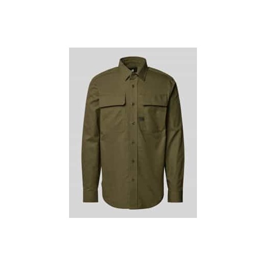 Koszula casualowa o kroju regular fit z naszywką z logo ze sklepu Peek&Cloppenburg  w kategorii Koszule męskie - zdjęcie 177815754