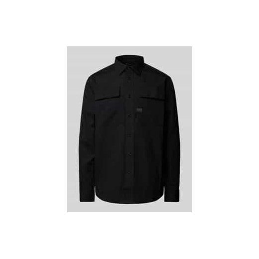 Koszula casualowa o kroju regular fit z wiskozy z kołnierzykiem typu kent ze sklepu Peek&Cloppenburg  w kategorii Koszule męskie - zdjęcie 177815972