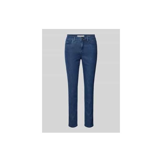 Jeansy o kroju slim fit ze szlufkami na pasek model ‘Shakira’ ze sklepu Peek&Cloppenburg  w kategorii Jeansy damskie - zdjęcie 177816193