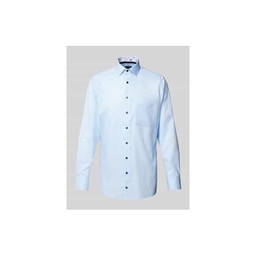 Koszula biznesowa o kroju modern fit z listwą guzikową ze sklepu Peek&Cloppenburg  w kategorii Koszule męskie - zdjęcie 177816464