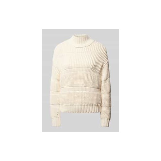 Sweter z dzianiny z golfem ze sklepu Peek&Cloppenburg  w kategorii Swetry damskie - zdjęcie 177817272