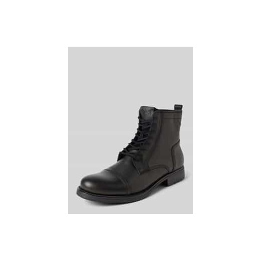 Buty ze skóry model ‘RUSSEL’ ze sklepu Peek&Cloppenburg  w kategorii Buty zimowe męskie - zdjęcie 177817282