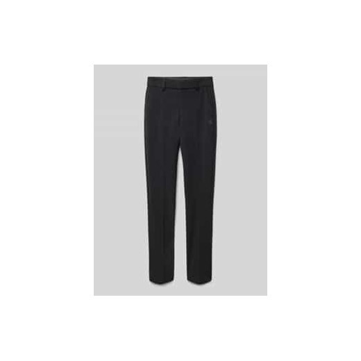 Spodnie o kroju tailored fit z mieszanki wiskozy z zakładkami w pasie model ‘PUNTO’ ze sklepu Peek&Cloppenburg  w kategorii Spodnie chłopięce - zdjęcie 177817333