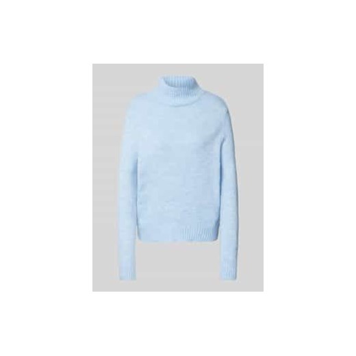 Sweter z dzianiny z prążkowanymi wykończeniami ze sklepu Peek&Cloppenburg  w kategorii Swetry damskie - zdjęcie 177817410