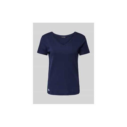 T-shirt z dekoltem w serek ze sklepu Peek&Cloppenburg  w kategorii Bluzki damskie - zdjęcie 177817500