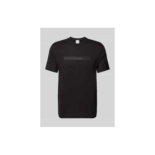 T-shirt z wyhaftowanym logo model ‘EMBROIDERY’ ze sklepu Peek&Cloppenburg  w kategorii T-shirty męskie - zdjęcie 177817542