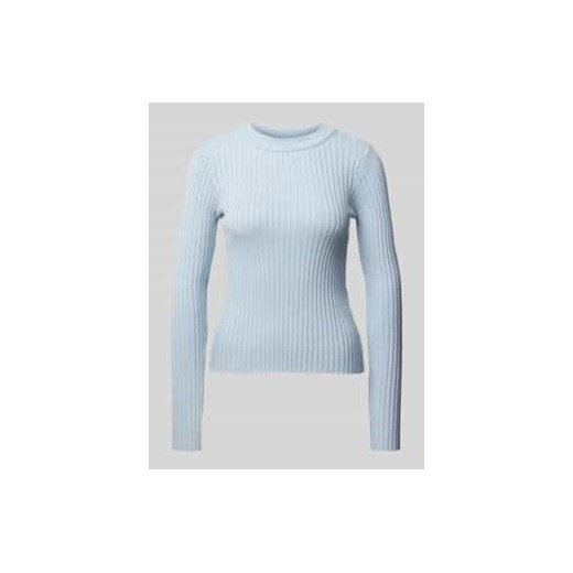 Bluzka z długim rękawem o kroju slim fit z dzianiny z wiskozy model ‘CHRISTA’ ze sklepu Peek&Cloppenburg  w kategorii Bluzki damskie - zdjęcie 177817652