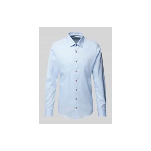 Koszula biznesowa o kroju slim fit z kołnierzykiem typu kent ze sklepu Peek&Cloppenburg  w kategorii Koszule męskie - zdjęcie 177817782