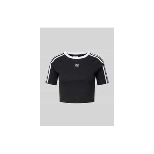 T-shirt krótki z nadrukiem z logo ze sklepu Peek&Cloppenburg  w kategorii Bluzki damskie - zdjęcie 177817953