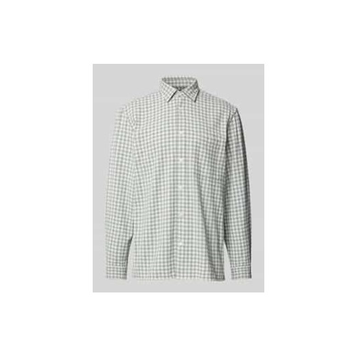 Koszula casualowa o kroju regular fit z czystej bawełny ekologicznej i twillu ze sklepu Peek&Cloppenburg  w kategorii Koszule męskie - zdjęcie 177818113