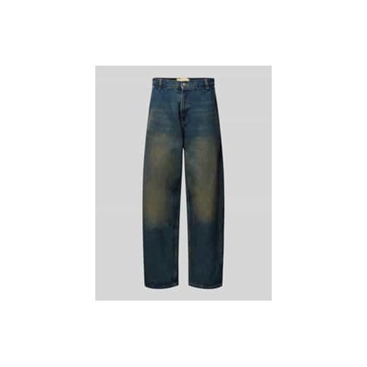 Jeansy o kroju baggy fit z naszywką z logo ze sklepu Peek&Cloppenburg  w kategorii Jeansy męskie - zdjęcie 177818200