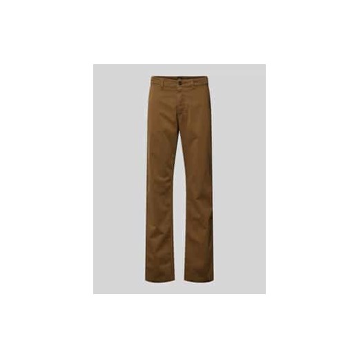 Chinosy o kroju regular fit ze szlufkami na pasek ze sklepu Peek&Cloppenburg  w kategorii Spodnie męskie - zdjęcie 177818452