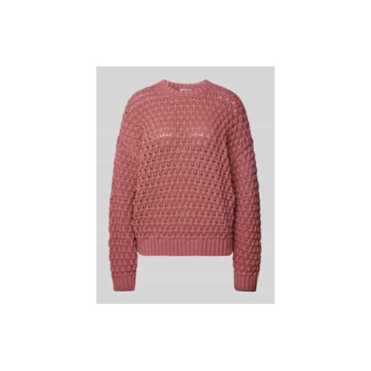Sweter z dzianiny z ażurowym wzorem ze sklepu Peek&Cloppenburg  w kategorii Swetry damskie - zdjęcie 177818463