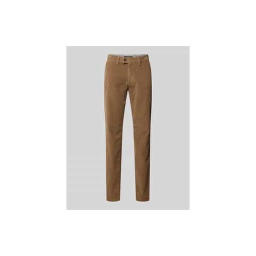 Spodnie sztruksowe o kroju regular fit z wpuszczanymi kieszeniami model ‘JIM’ ze sklepu Peek&Cloppenburg  w kategorii Spodnie męskie - zdjęcie 177818521