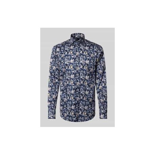 Koszula biznesowa o kroju slim fit z kołnierzykiem typu kent model ‘Savio’ ze sklepu Peek&Cloppenburg  w kategorii Koszule męskie - zdjęcie 177818590