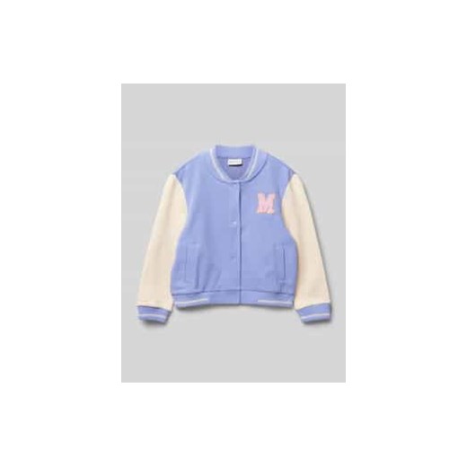 Bluza rozpinan baseballowa o kroju regular fit z mieszanki bawełny ze sklepu Peek&Cloppenburg  w kategorii Bluzy dziewczęce - zdjęcie 177818751