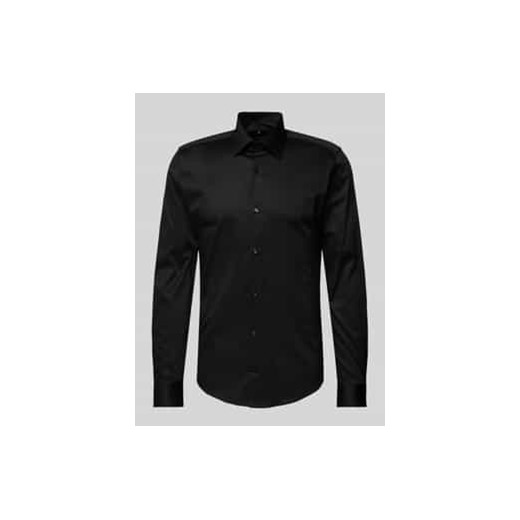 Koszula biznesowa o kroju slim fit z kołnierzykiem typu kent model ‘Pit’ ze sklepu Peek&Cloppenburg  w kategorii Koszule męskie - zdjęcie 177818791