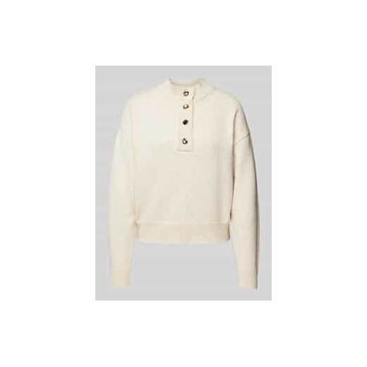 Sweter z dzianiny o kroju regular fit z wełną i efektowną przędzą model ‘NALIMA’ ze sklepu Peek&Cloppenburg  w kategorii Swetry damskie - zdjęcie 177818862
