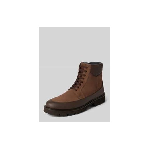 Buty z wytłoczonym logo model ‘velluto misto hektor’ ze sklepu Peek&Cloppenburg  w kategorii Buty zimowe męskie - zdjęcie 177819352