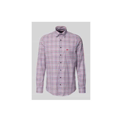Koszula casualowa o kroju regular fit z kieszenią na piersi ze sklepu Peek&Cloppenburg  w kategorii Koszule męskie - zdjęcie 177819463