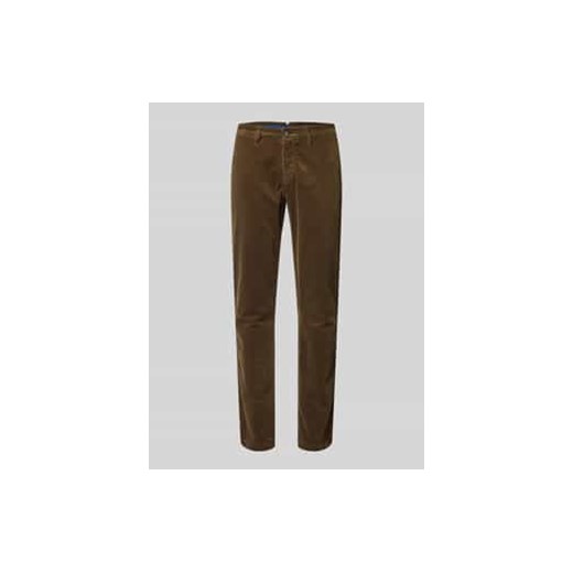 Spodnie sztruksowe o kroju slim fit model ‘Subway’ ze sklepu Peek&Cloppenburg  w kategorii Spodnie męskie - zdjęcie 177819703