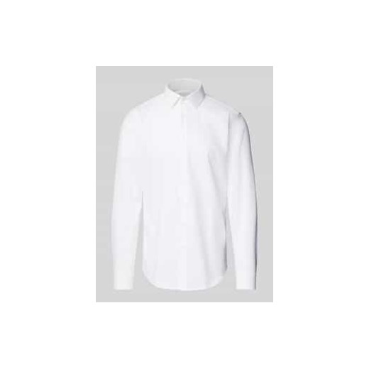 Koszula biznesowa o kroju slim fit z listwą guzikową model ‘Bari’ ze sklepu Peek&Cloppenburg  w kategorii Koszule męskie - zdjęcie 177819740
