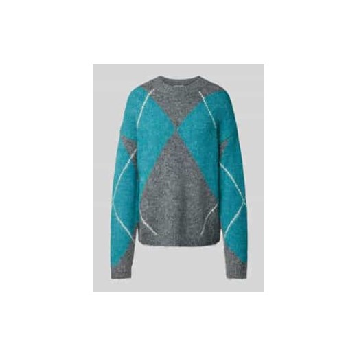Sweter z dzianiny z okrągłym dekoltem model ‘Miller’ ze sklepu Peek&Cloppenburg  w kategorii Swetry damskie - zdjęcie 177820222