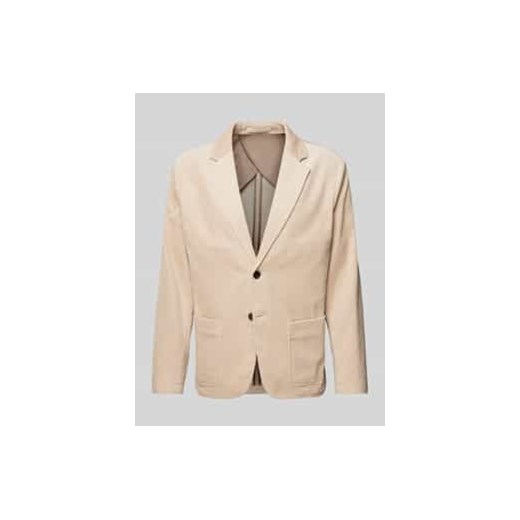 Marynarka na dwa guziki o kroju slim fit ze sztruksu model ‘KAY’ ze sklepu Peek&Cloppenburg  w kategorii Marynarki męskie - zdjęcie 177820304
